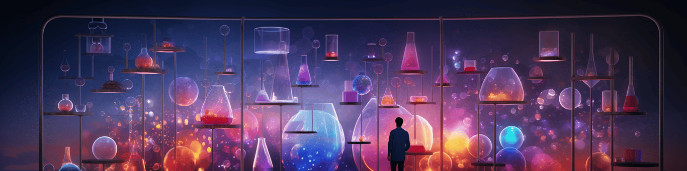 image of a doctor in a lab doing drug, clinical research