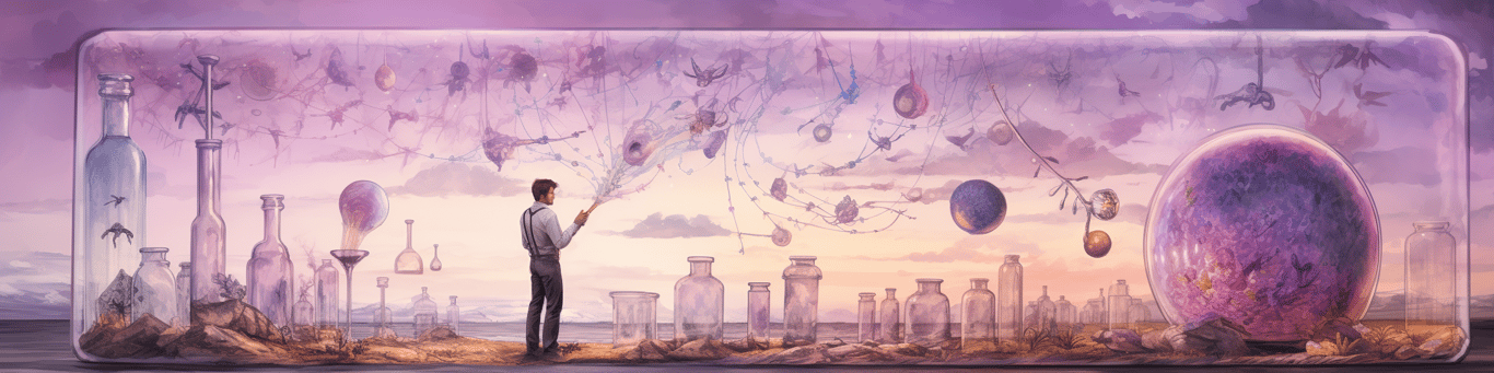 image of a doctor in a lab doing drug, clinical research