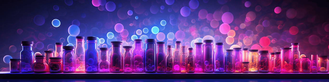 image of different drug pills on a surface