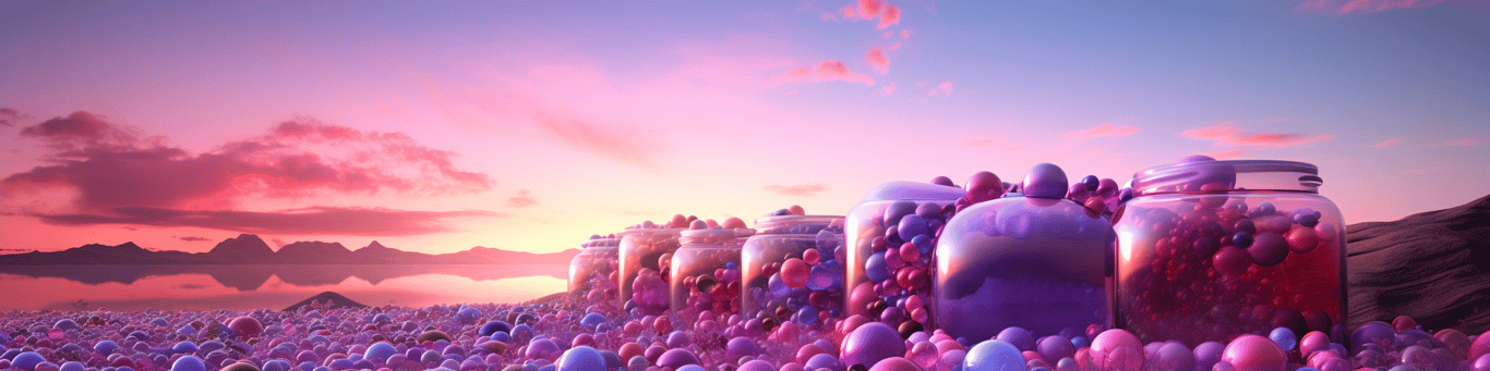 image of different drug pills on a surface