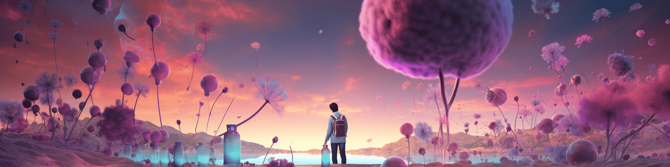 image of a doctor in a lab doing drug, clinical research