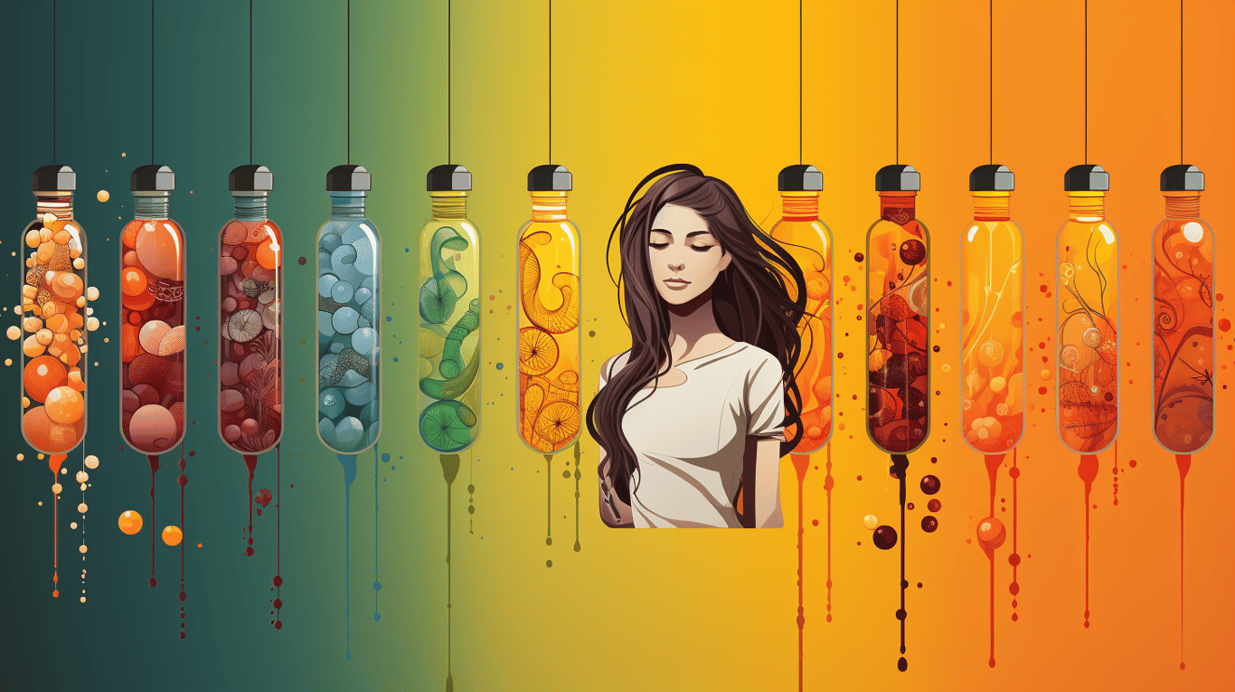 abstract image of a patient experiencing side effect