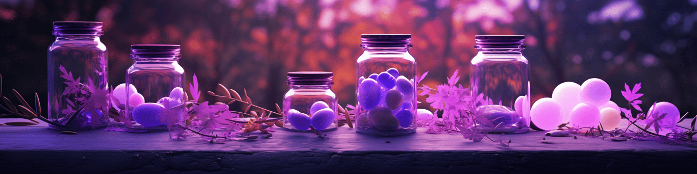 image of different drug pills on a surface