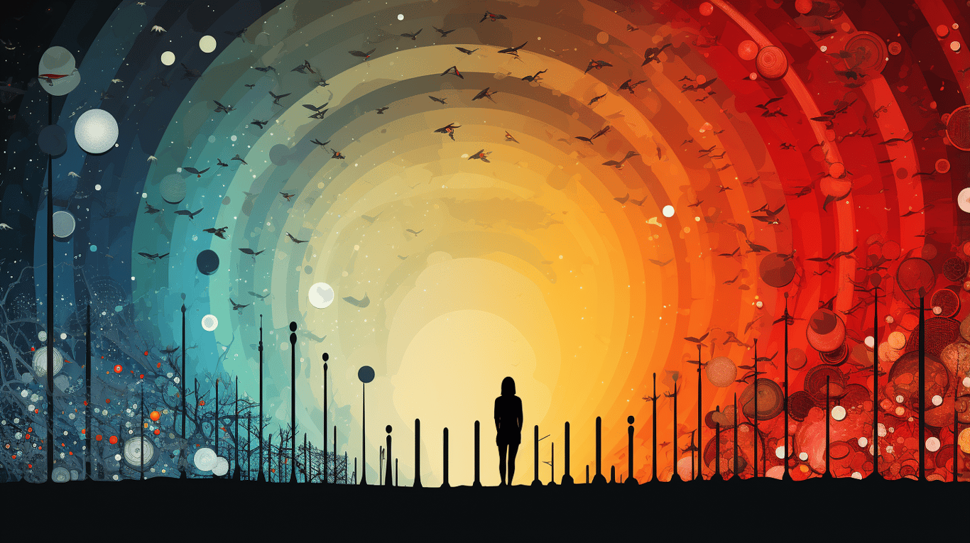 abstract image of a patient experiencing side effect