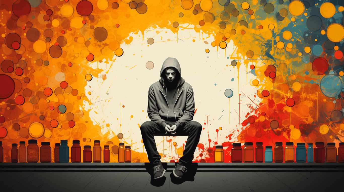 abstract image of a patient experiencing side effect