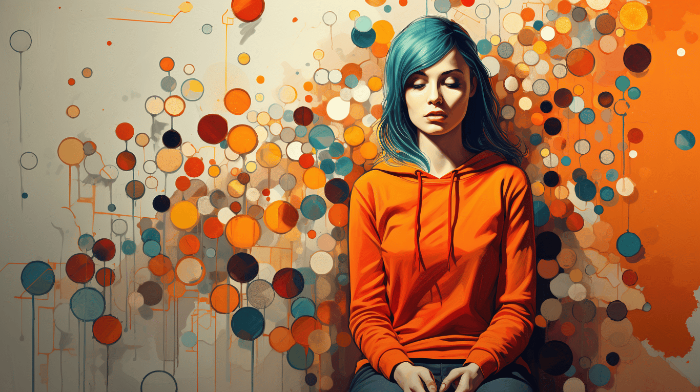 abstract image of a patient experiencing side effect