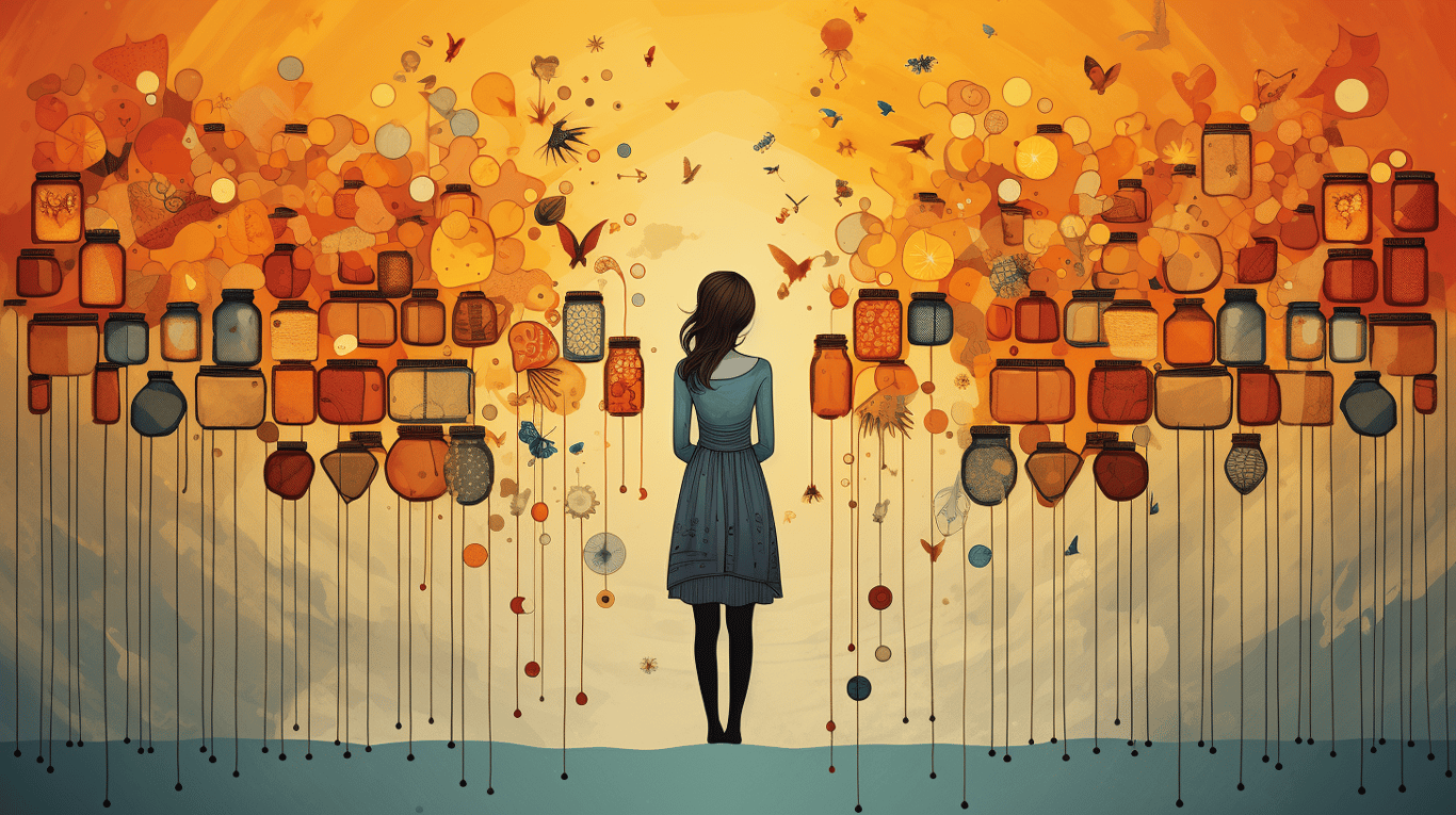 abstract image of a patient experiencing side effect