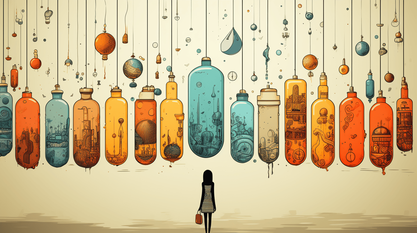 abstract image of a patient experiencing side effect