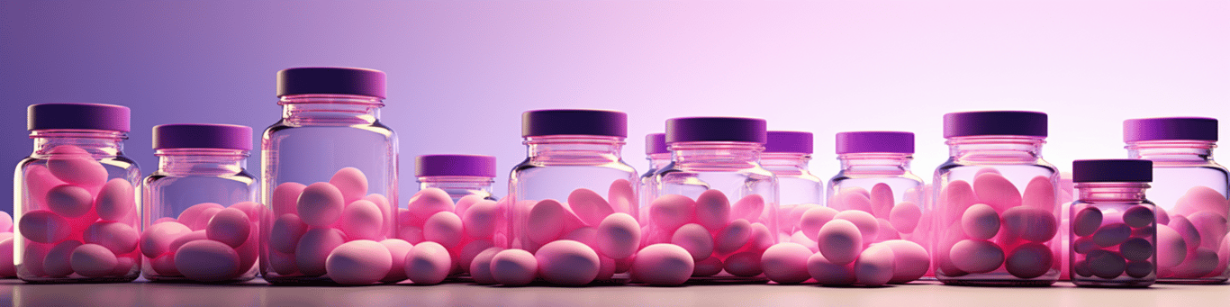 image of different drug pills on a surface