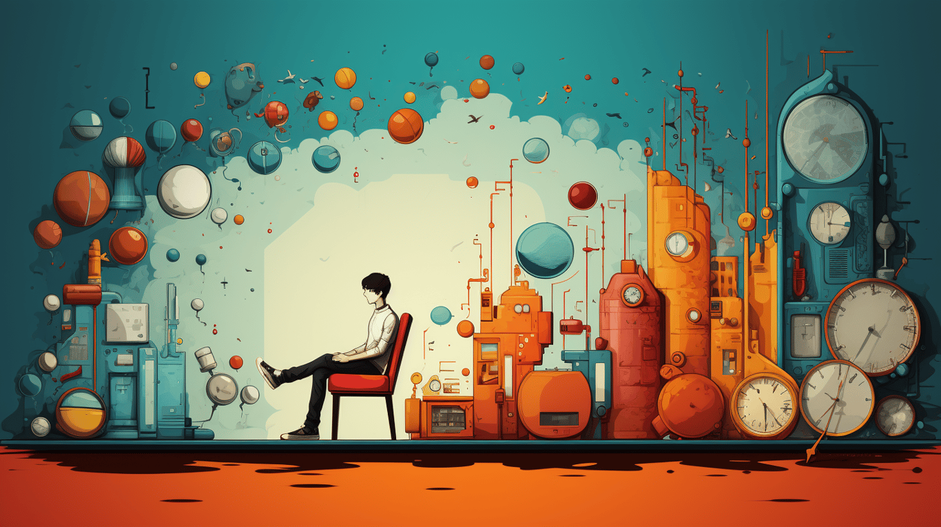 abstract image of a patient experiencing side effect