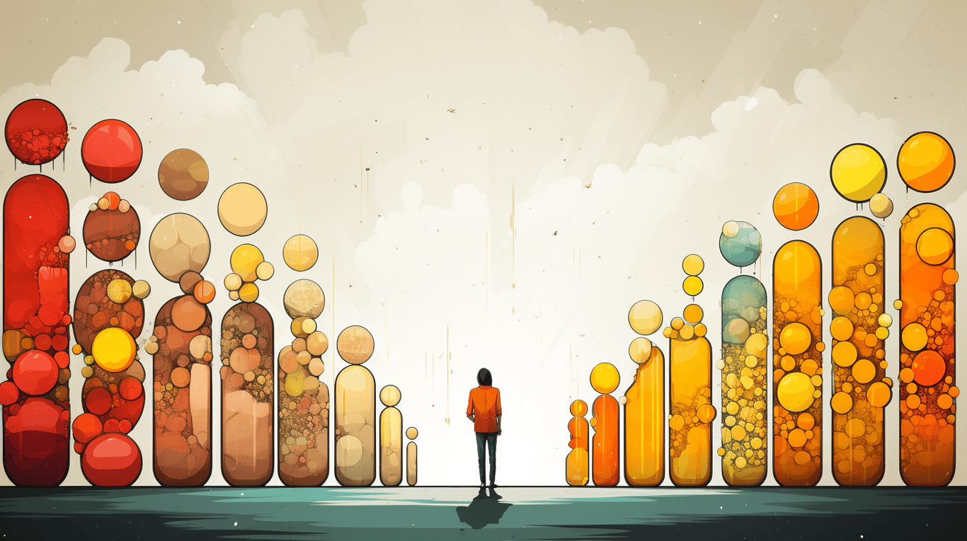 abstract image of a patient experiencing side effect