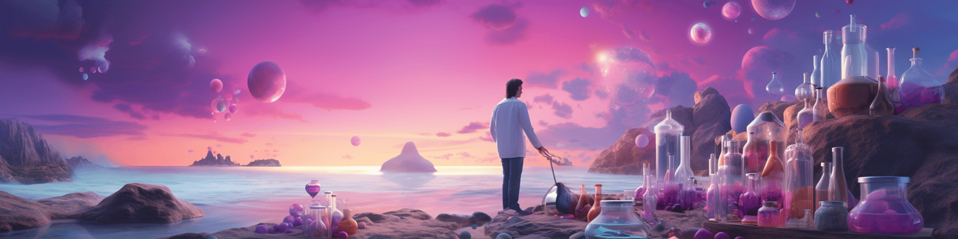 image of a doctor in a lab doing drug, clinical research