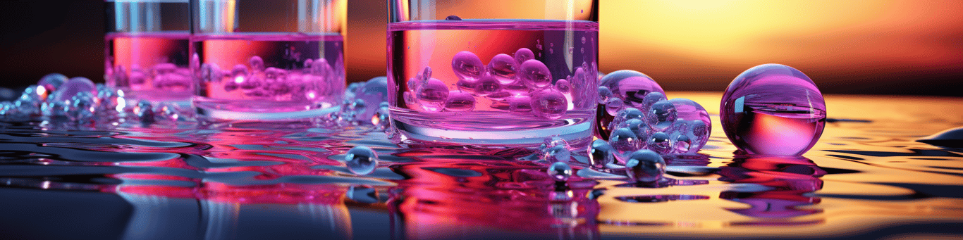 image of drug pills surrounding a glass of water symbolizing drug consumption
