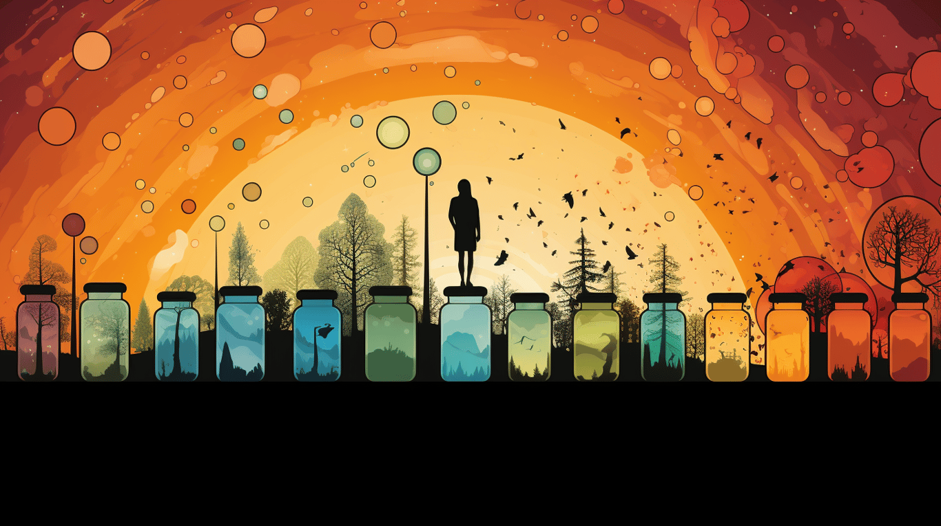 abstract image of a patient experiencing side effect