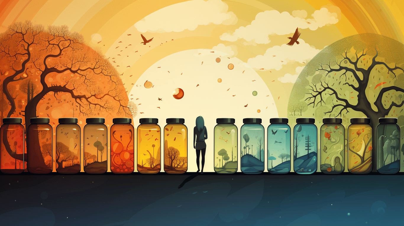 abstract image of a patient experiencing side effect