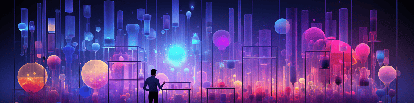 image of a doctor in a lab doing drug, clinical research