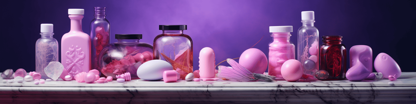 image of different drug pills on a surface