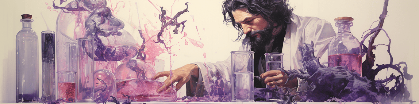 image of a doctor in a lab doing drug, clinical research