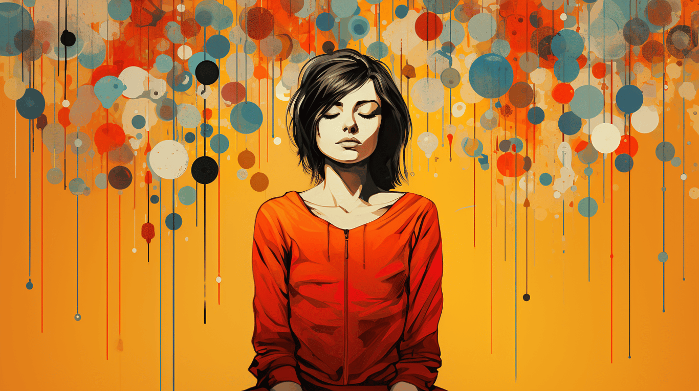 abstract image of a patient experiencing side effect