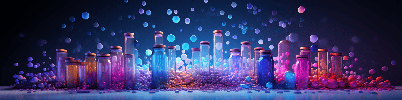 image of different drug pills on a surface