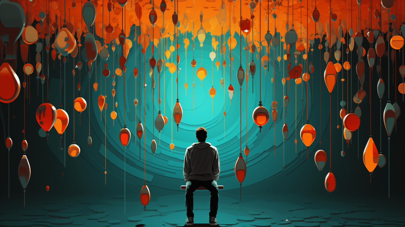 abstract image of a patient experiencing side effect