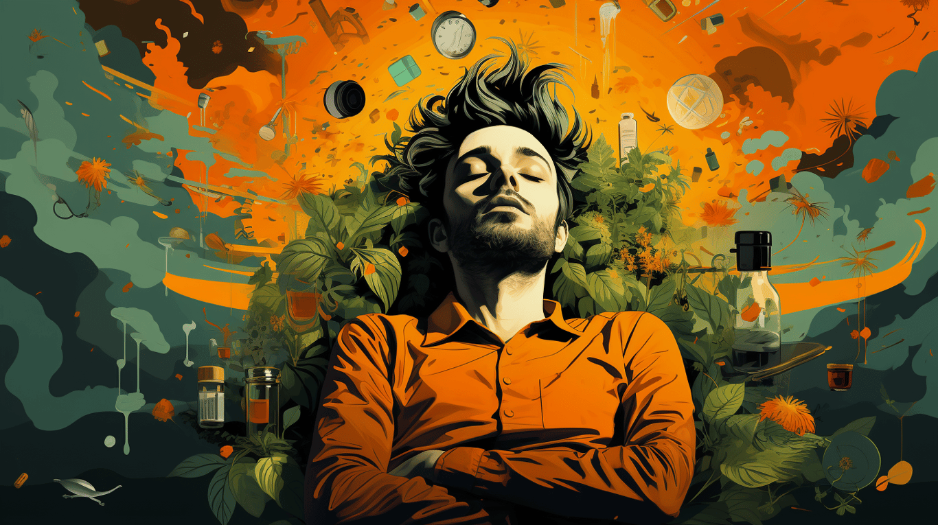 abstract image of a patient experiencing side effect