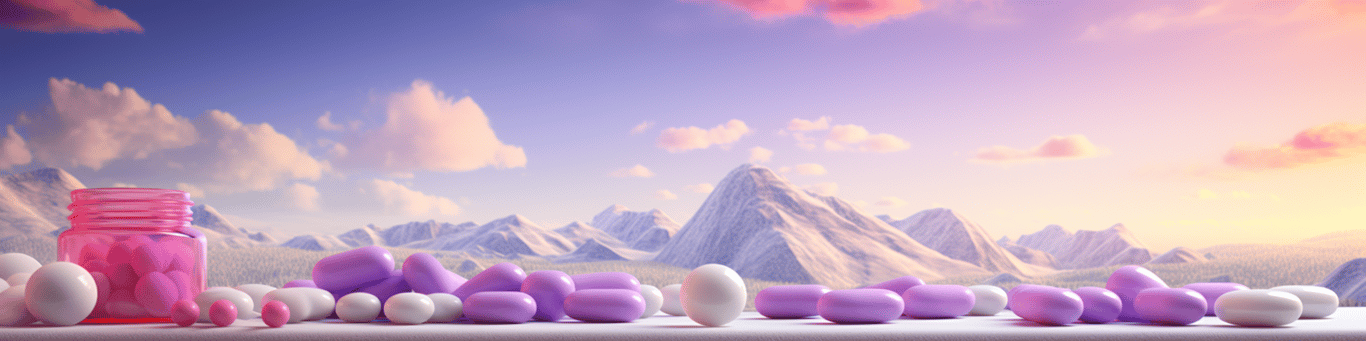 image of different drug pills on a surface