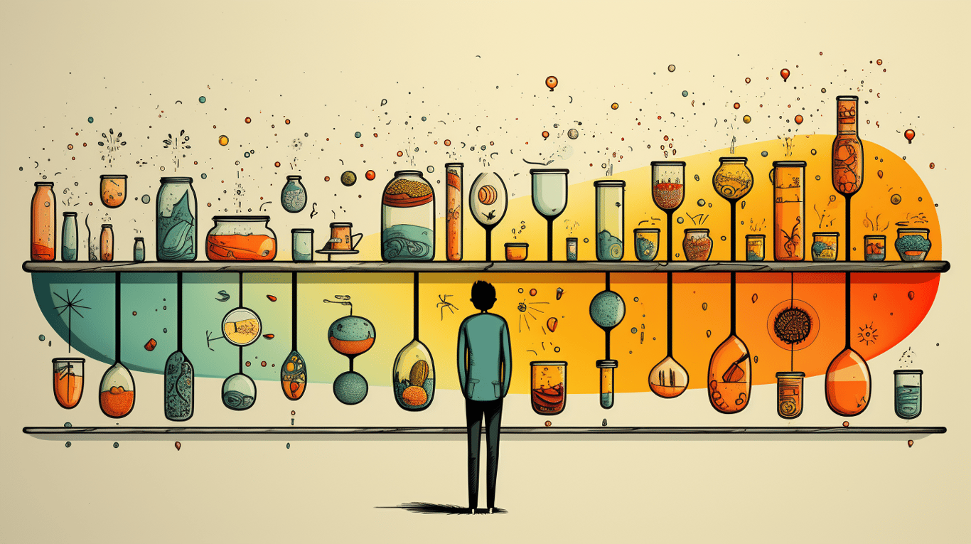 abstract image of a patient experiencing side effect