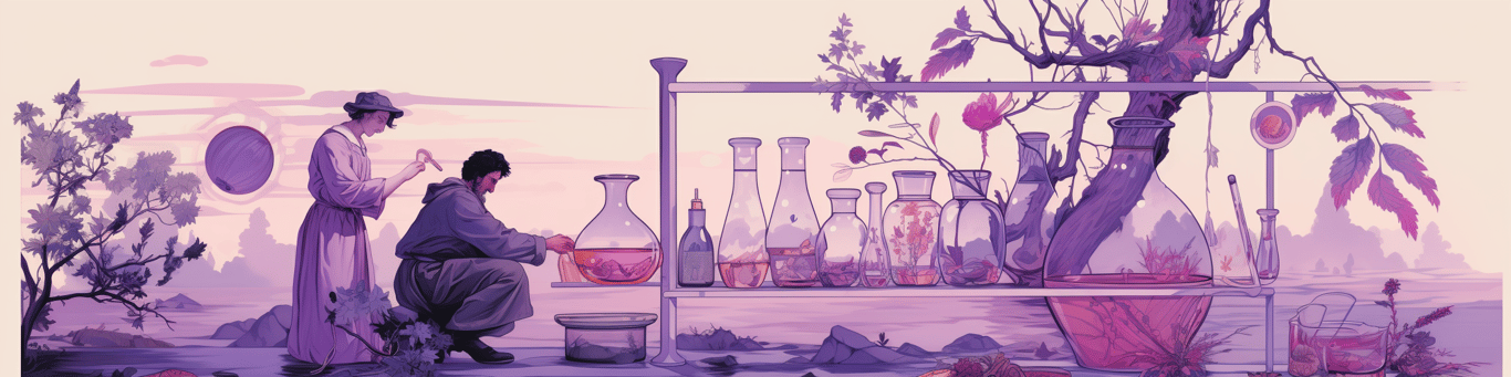 image of a doctor in a lab doing drug, clinical research