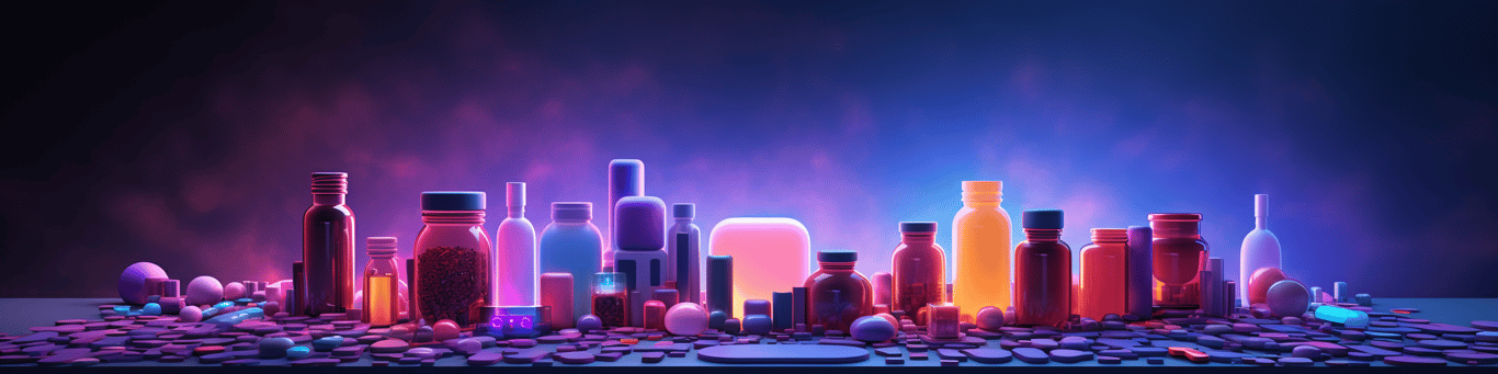 image of different drug pills on a surface