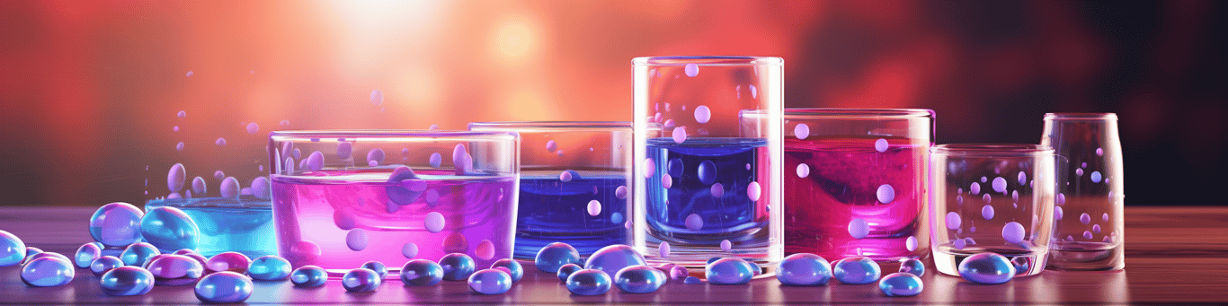 image of drug pills surrounding a glass of water symbolizing drug consumption