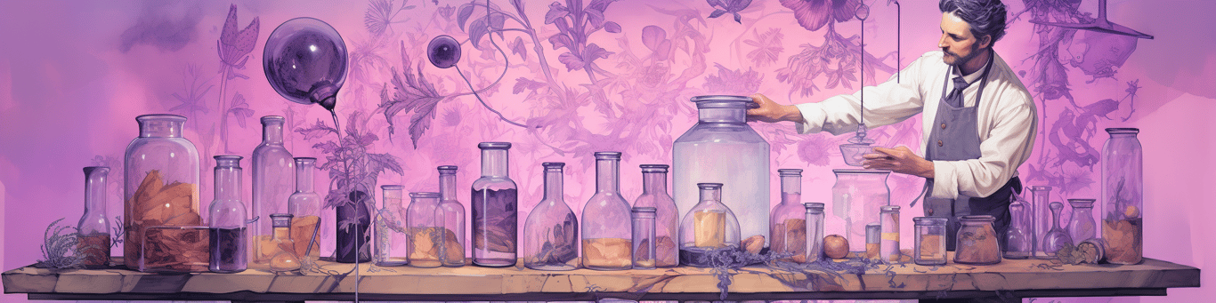 image of a doctor in a lab doing drug, clinical research