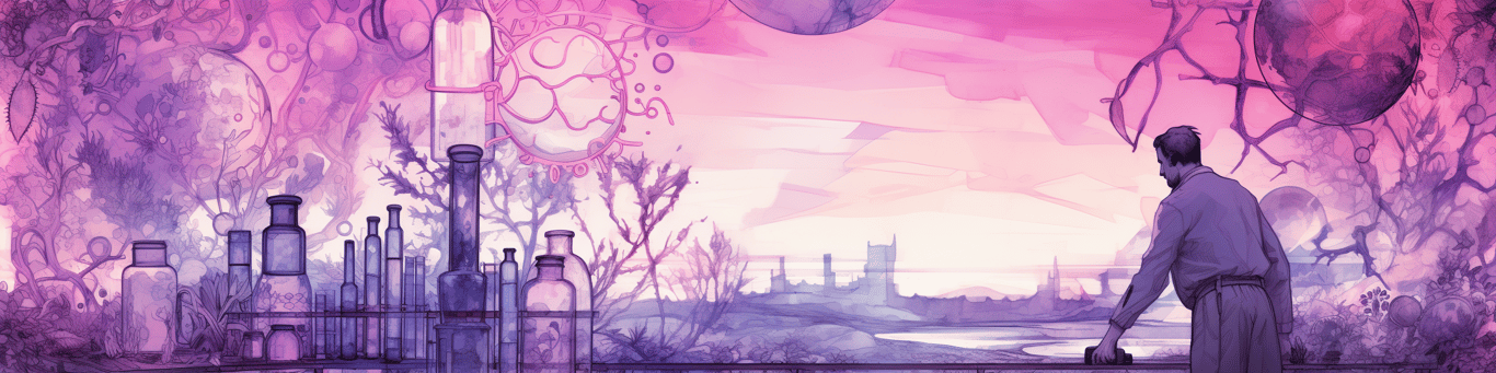 image of a doctor in a lab doing drug, clinical research