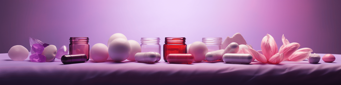 image of different drug pills on a surface