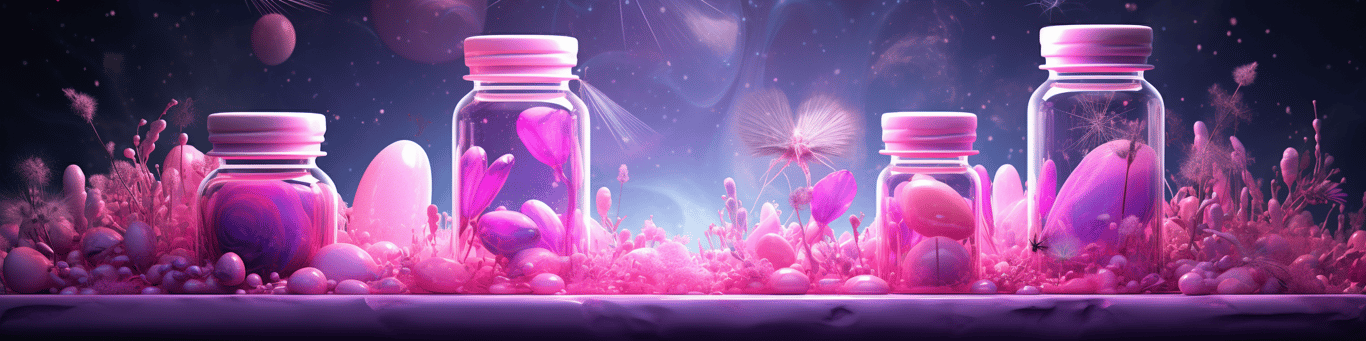 image of different drug pills on a surface