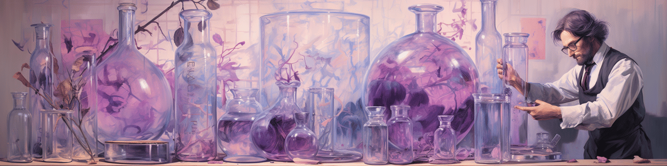 image of a doctor in a lab doing drug, clinical research