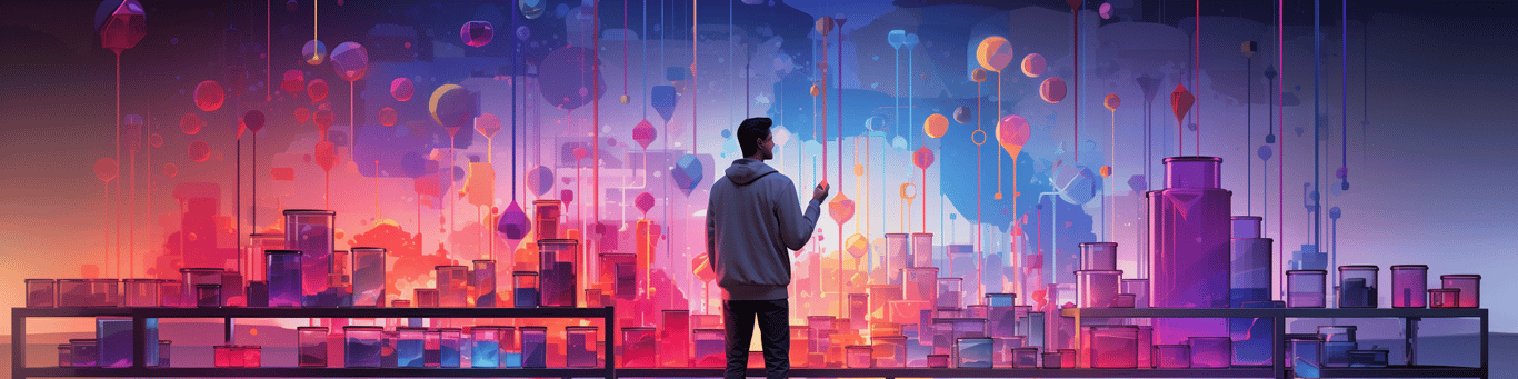 image of a doctor in a lab doing drug, clinical research