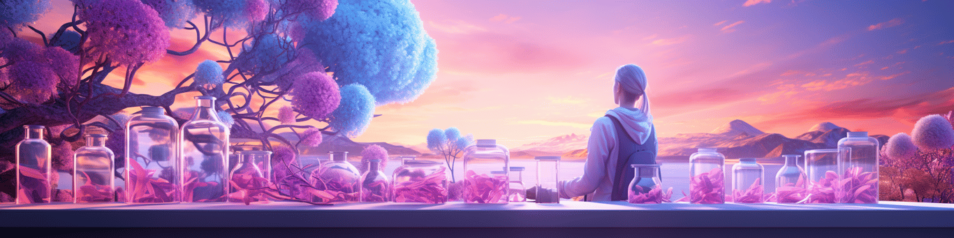 image of a doctor in a lab doing drug, clinical research