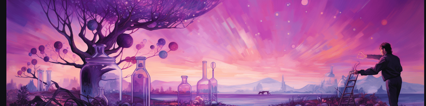 image of a doctor in a lab doing drug, clinical research