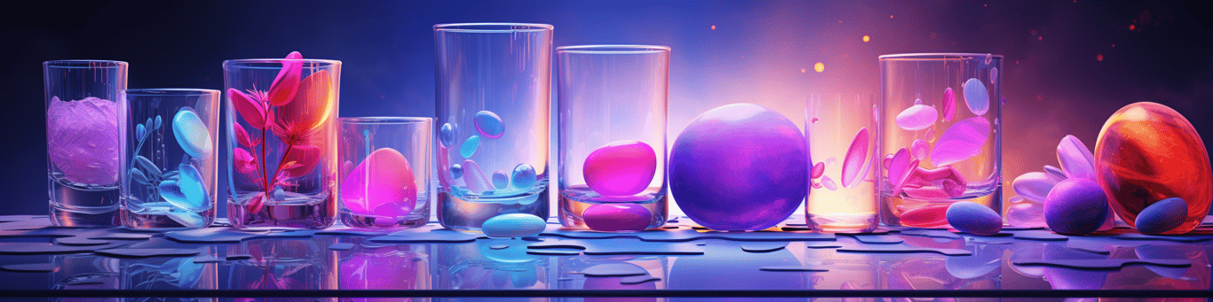 image of drug pills surrounding a glass of water symbolizing drug consumption