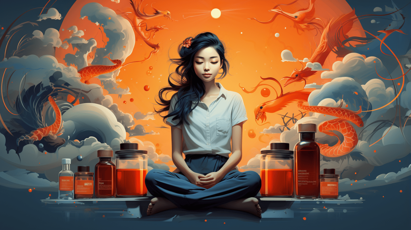 abstract image of a patient experiencing side effect