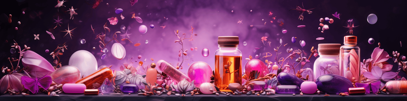 image of different drug pills on a surface