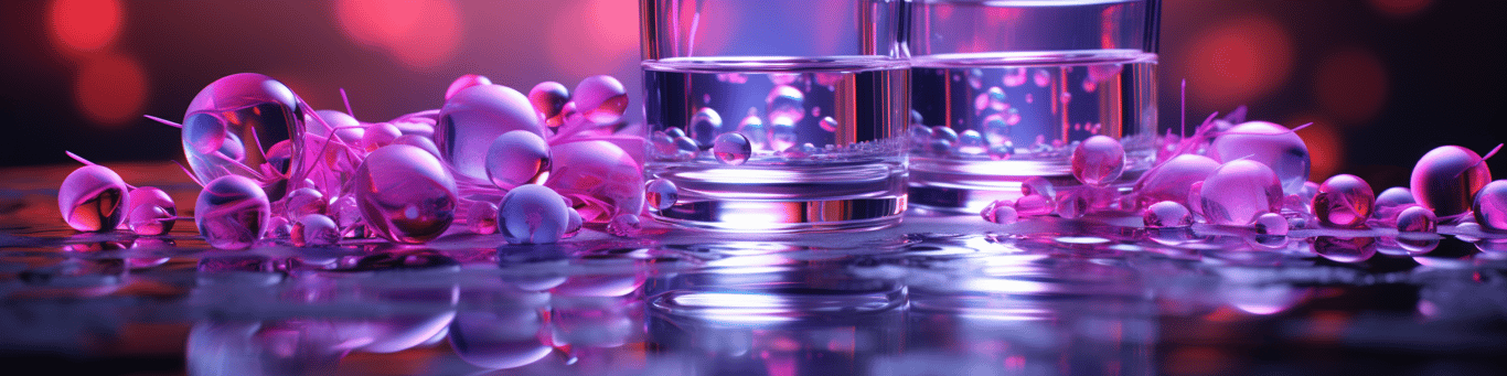 image of drug pills surrounding a glass of water symbolizing drug consumption