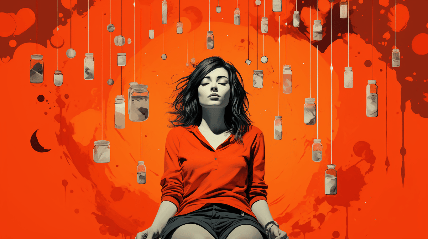 abstract image of a patient experiencing side effect