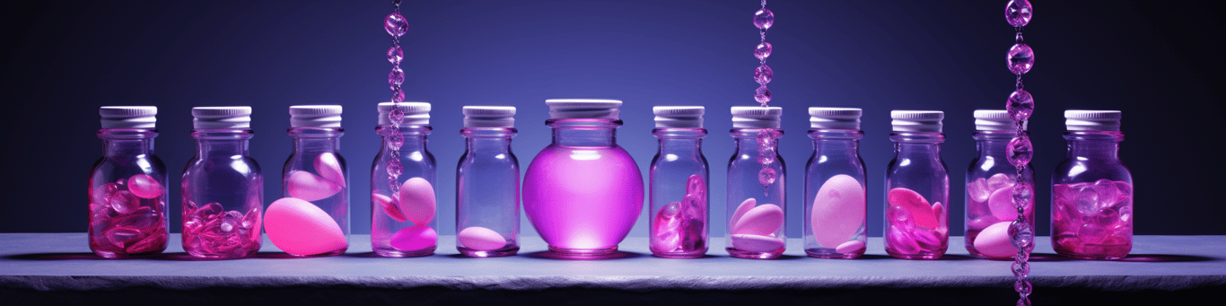 image of different drug pills on a surface