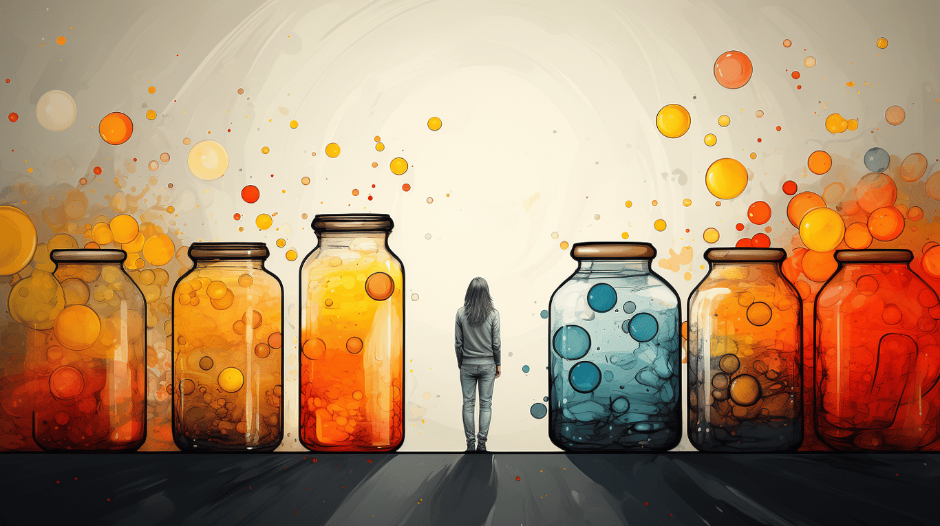 abstract image of a patient experiencing side effect