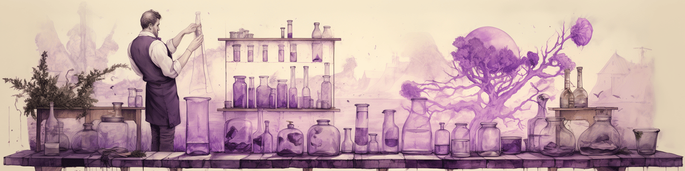 image of a doctor in a lab doing drug, clinical research