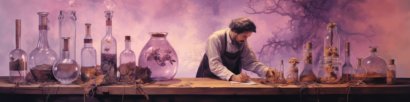 image of a doctor in a lab doing drug, clinical research