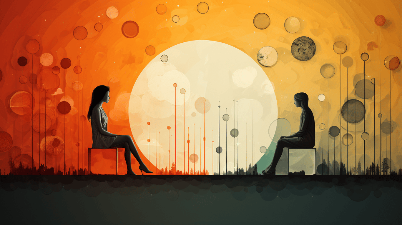 abstract image of a patient experiencing side effect