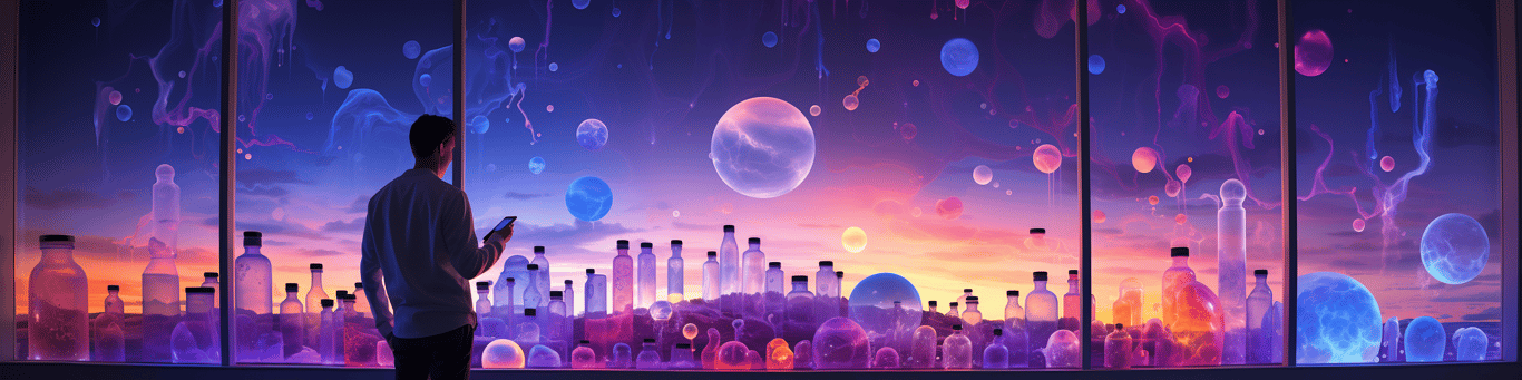 image of a doctor in a lab doing drug, clinical research